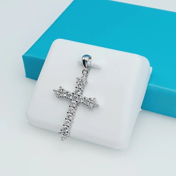 "925 Sterling Silver CZ Beautiful Pendant for Women, 1USPAR4063 - Picture 9 of 11